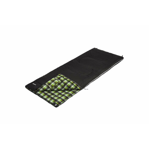Спальный мешок с фланелью Jungle Camp Essen левая молния цвет черный 70951 392900₽