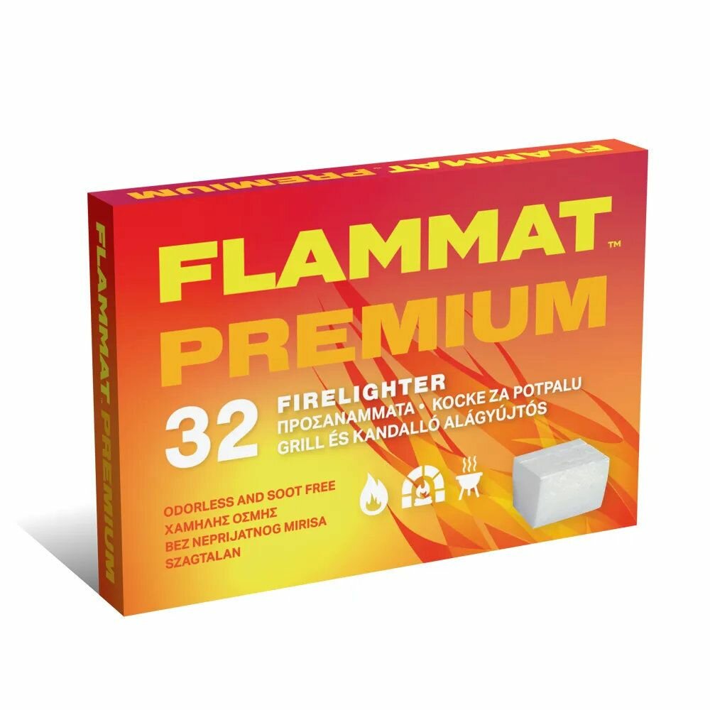 Кубики для розжига Flammat, 32 штуки - фотография № 1