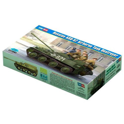 Сборная модель HobbyBoss Russian ASU-57 Airborne Tank Destroyer (83896) 1:35 сборная модель hobbyboss russian t 50 infantry tank 83827 1 35