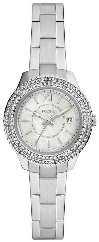 Наручные часы FOSSIL Stella 70464, серый, серебряный