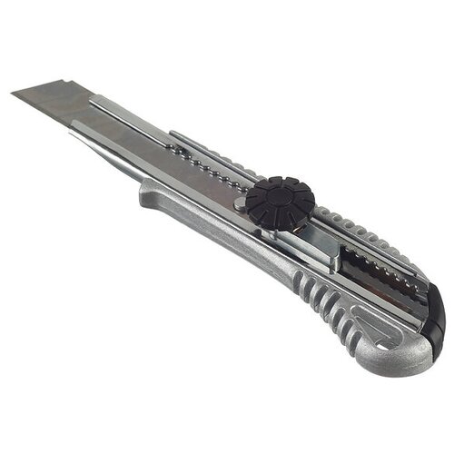 угольник строительный hesler 350 мм стальной Нож строительный Hesler 18 мм с ломающимся лезвием стальной корпус