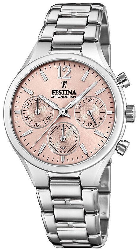 Наручные часы FESTINA Boyfriend, серебряный, розовый