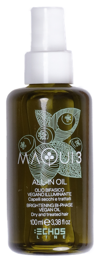 Echosline масло двухфазное Maqui 3 All-In Oil для сияния сухих и истощенных волос, 100 г, 100 мл, аэрозоль