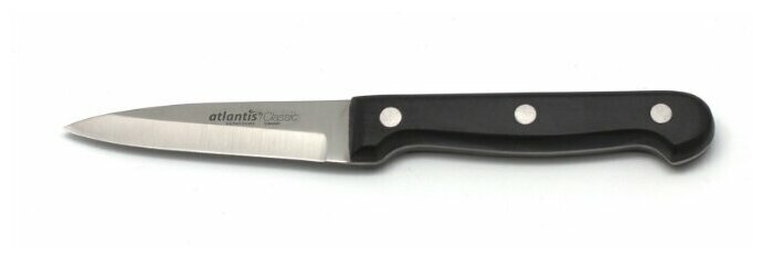 Нож овощной "Atlantis" 9см, черный, 24309-SK