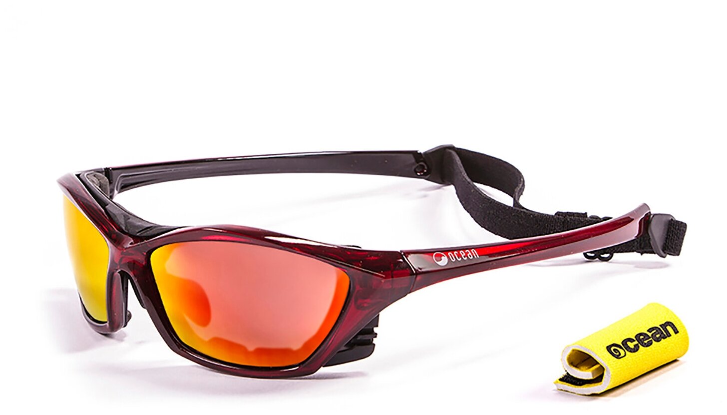 Солнцезащитные очки OCEAN  OCEAN Lake Garda Transparent Red / Revo Orange Polarized lenses