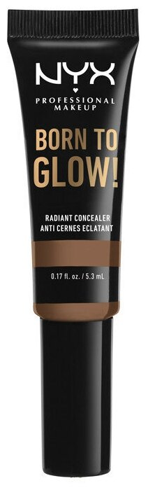 NYX professional makeup Консилер Born To Glow Radiant Concealer, оттенок Warm Caramel 15.7