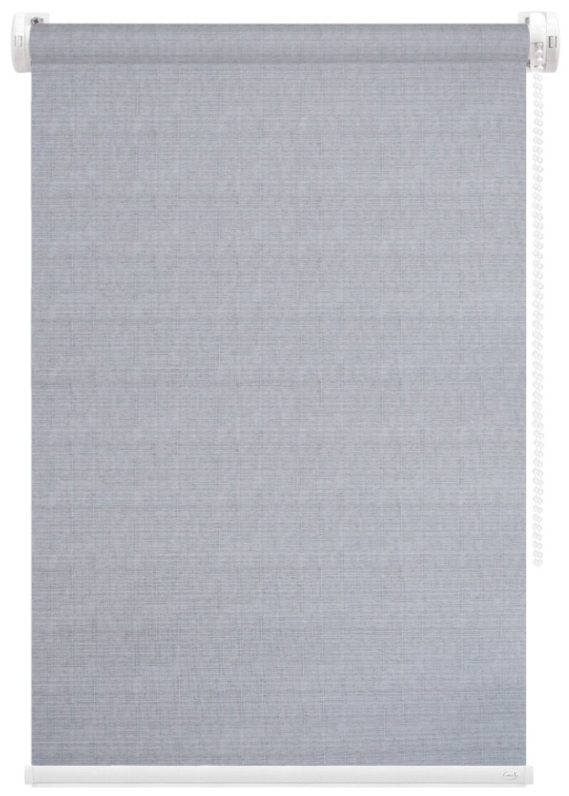 Рулонная штора FixLine TWIST 40 см, светло серый - фотография № 1