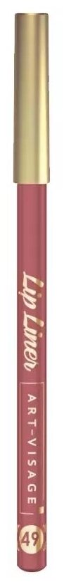 ART-VISAGE карандаш для губ Lip Liner, 49 Лиловый беж