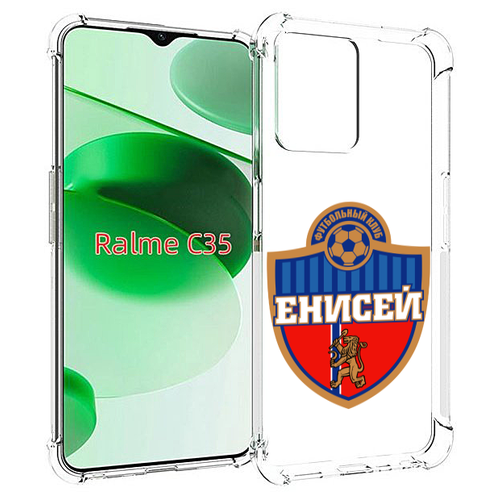 Чехол MyPads фк енисей красноярск для Realme C35 / Narzo 50A Prime задняя-панель-накладка-бампер