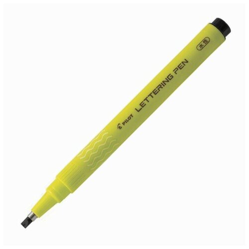 Ручка капиллярная Pilot Lettering Pen 3 мм, черная, для леттеринга, каллиграфии, скетчинга, черчения и рисования  - купить со скидкой