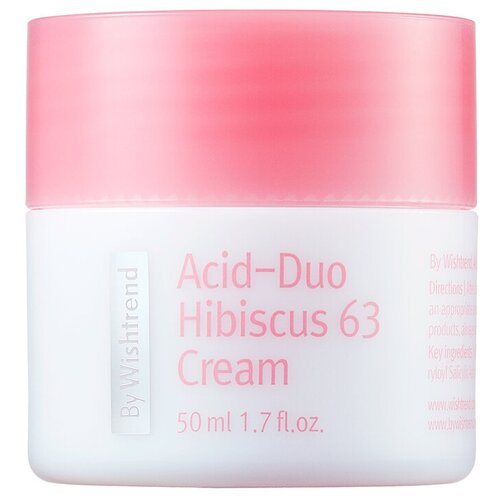 By Wishtrend Крем для лица антиоксидантный с LHA-кислотой - Acid-duo hibiscus 63 cream, 50мл