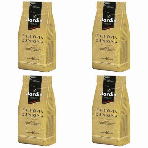 Кофе молотый Jardin Ethiopia Euphoria (Жардин Эфиопия Эйфория), 250г (комплект 4 шт.) 6013393