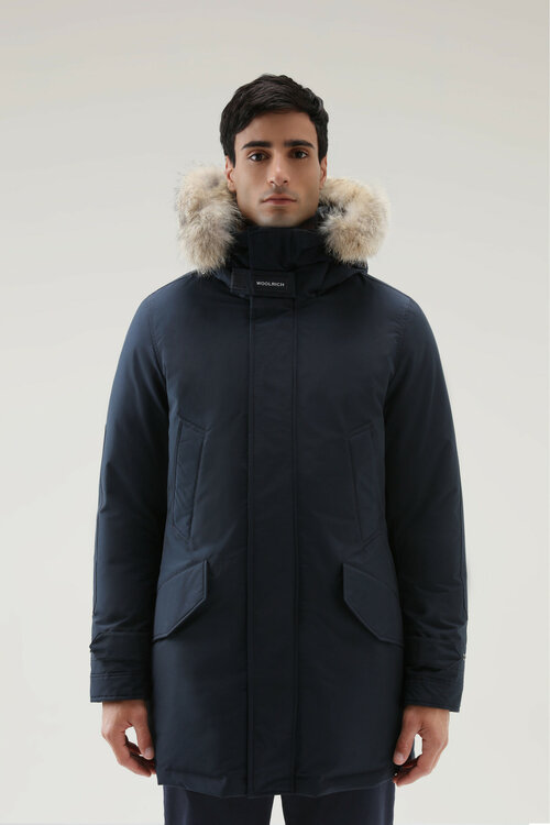 Пуховик Woolrich, размер M, синий