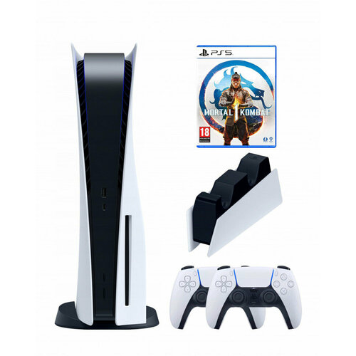 Игровая приставка Sony PlayStation 5 3-ревизия2-й геймпадрозовыйзарядноеMortal Kombat 1 8399000₽