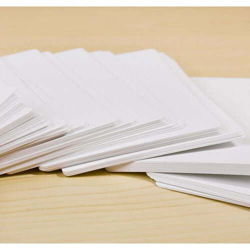 Белые карты Таро 70х120 мм (100 штук) Заготовки, Бланки пустые карты с цветными рубашками коробочка для хранения фиолетовый 50 шт 63 89 мм бланки для создания настольных игр для днд для мемо