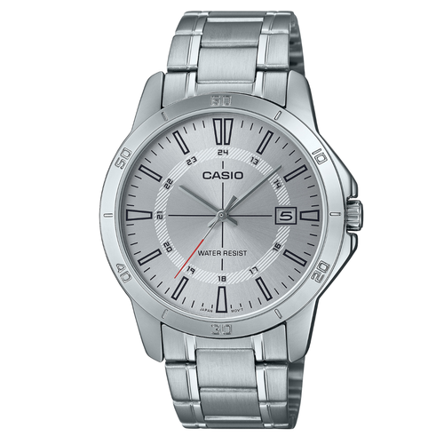 Наручные часы CASIO, серебряный, серый