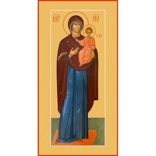 Икона Божья Матерь Одигитрия ростовая икона, арт MSM-390 икона божья матерь одигитрия размер 30х40