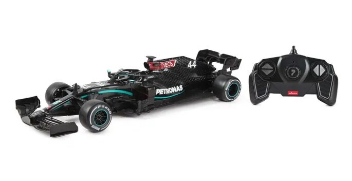 Машинка на радиоуправлении Rastar Mercedes-AMG F1 W11 EQ Performance (арт.98500), 1:18 (32см). Черная