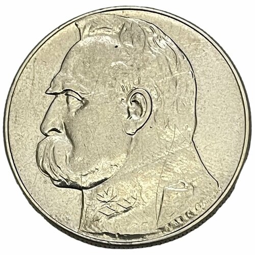 Польша 10 злотых 1936 г. (6) клуб нумизмат монета 10 злотых польши 1936 года серебро юзеф пилсудский