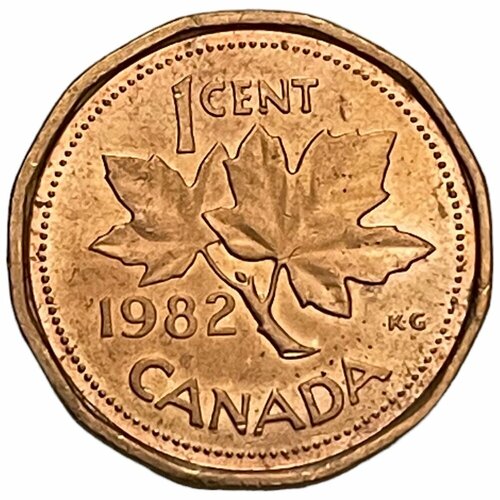 Канада 1 цент 1982 г. (2) канада 1 цент 1989 г 2