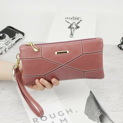 фото Кошелек , фактура зернистая, розовый yuma