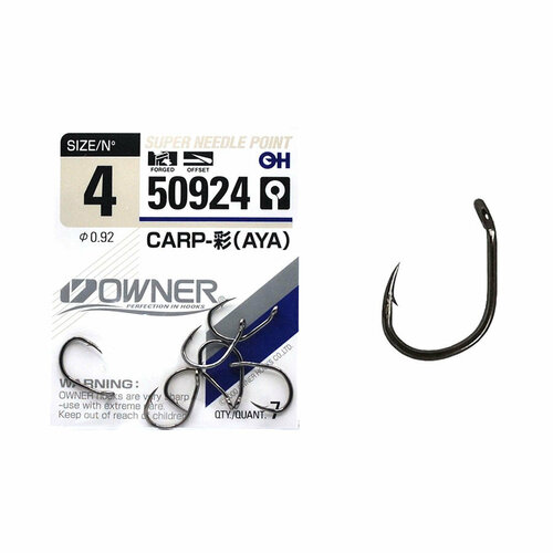 фото Крючки owner 50924 carp aya c-4 №4 (7шт)