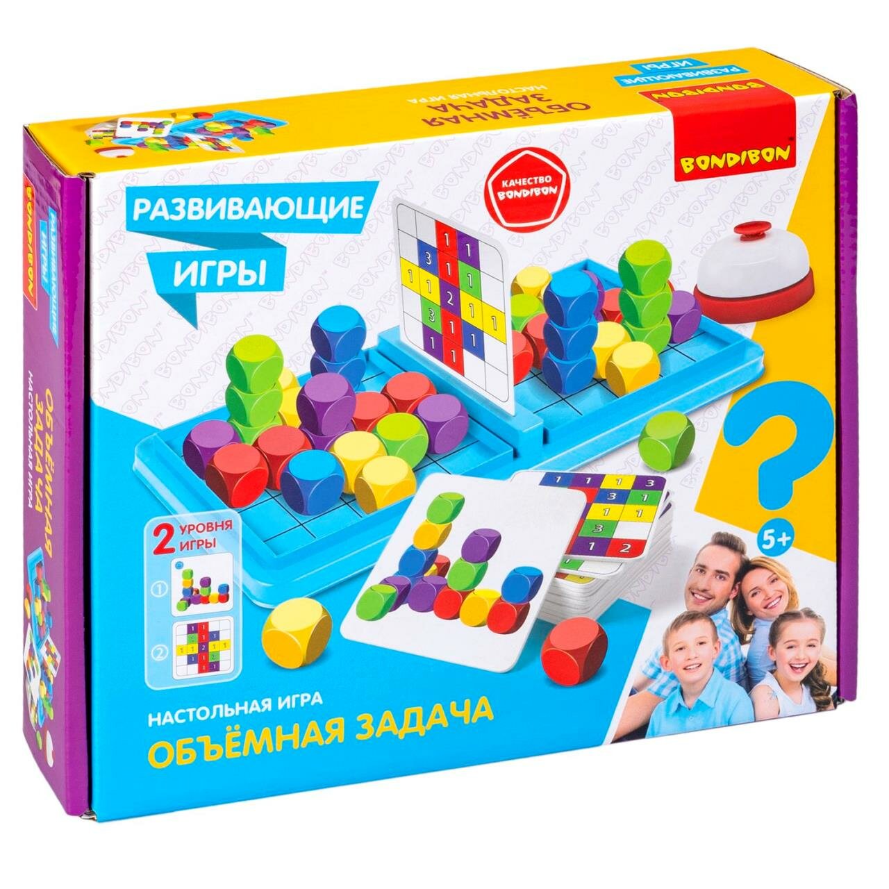 Развивающие игры Bondibon "объемная задача", BOX