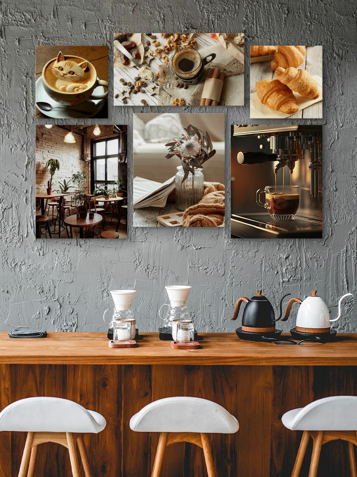 Набор из 6 картин "Topposters", 114х77 см.