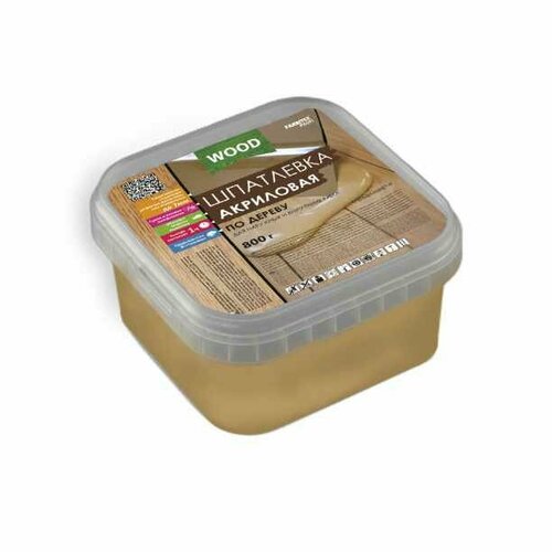 Шпатлевка по дереву FARBITEX PROFI WOOD 0,8 кг берёза