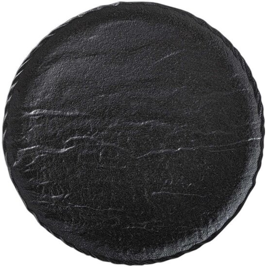 Тарелка Wilmax England круглая SLATESTONE 25,5 см черный (WL-661126/A)