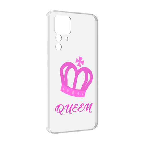 Чехол MyPads корона-королевы-розовый для Xiaomi 12T Pro задняя-панель-накладка-бампер чехол mypads корона королевы розовый для xiaomi black shark 5 pro задняя панель накладка бампер