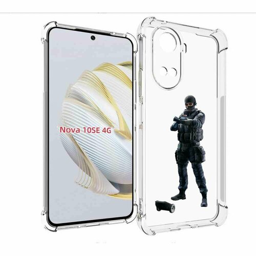 Чехол MyPads Tom-Clancy's-Rainbow-Six-1 для Huawei Nova 10 SE задняя-панель-накладка-бампер чехол mypads tom clancy s rainbow six 1 для huawei mate 40 pro plus задняя панель накладка бампер