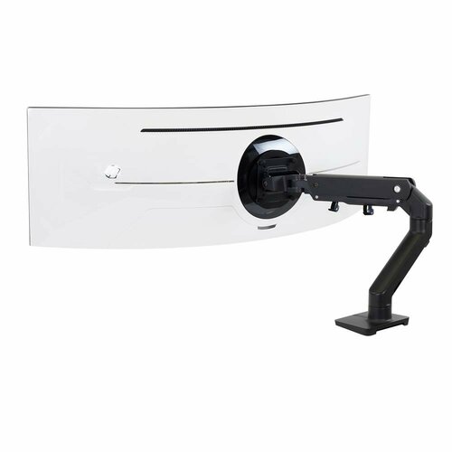 Ergotron 45-647-224 Desk Monitor Arm with HD Pivot (black) для иммерсивных изогнутых экранов 1000R черный