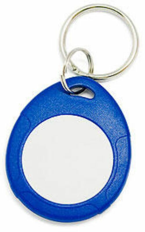 Брелок Mifare IL-07М, 1K , c кольцом. синий с белым (Брелок IL-07MBW) | код 5339 | IronLogic ( 1шт. )
