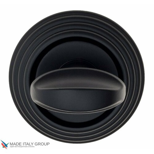 Фиксатор поворотный на круглом основании Fratelli Cattini WC-2 D8-NM матовый черный