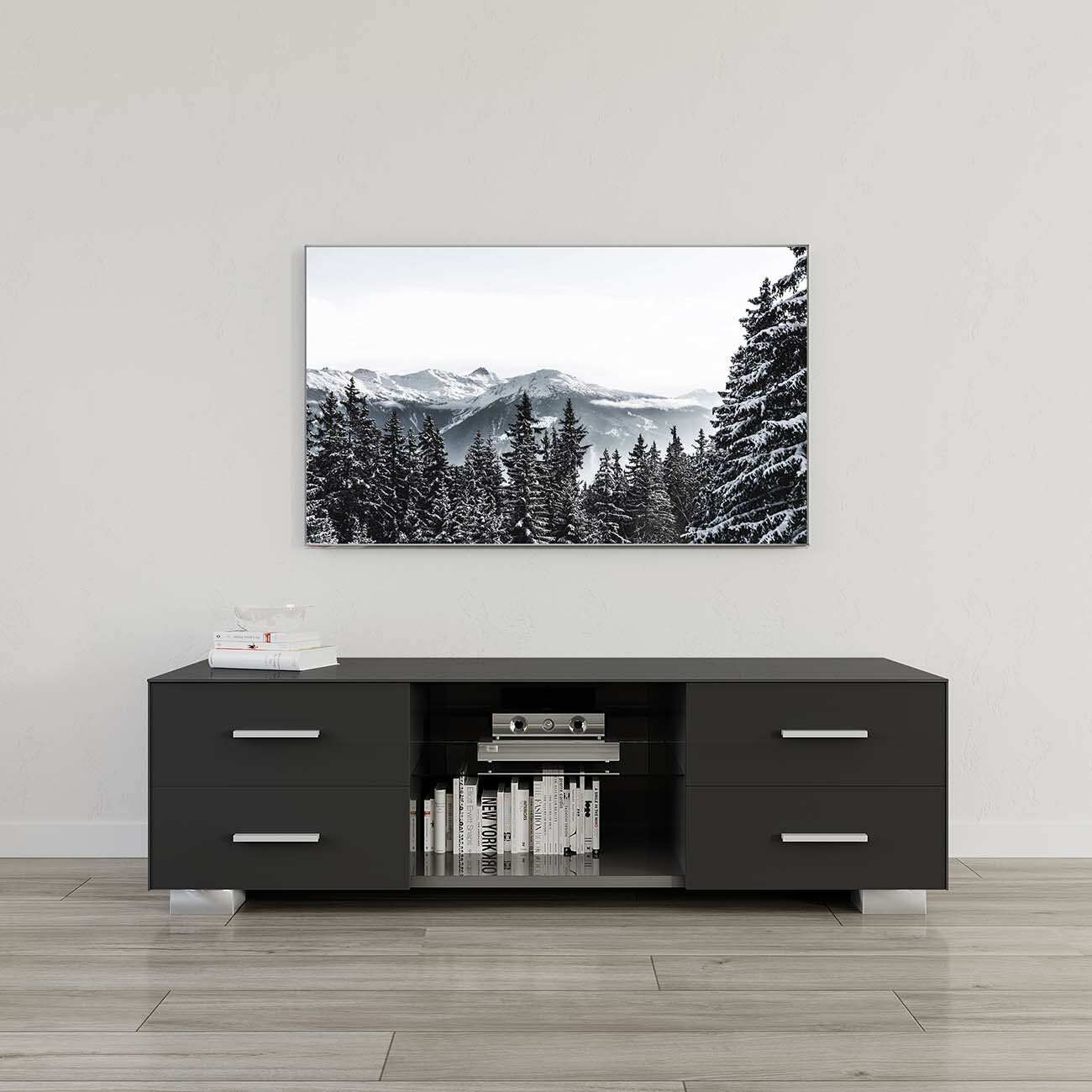 фото Подставка для телевизора Mart Командор Black (1122293)