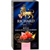 Фото #8 Чай Richard Royal Goji & Wild Strawberry черный с земляникой и ягодами годжи 25 пакетиков, 1423043