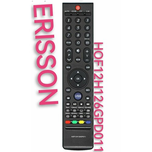 Пульт для ERISSON/эриссон HOF12H126GPD011 телевизора пульт ду huayu для erisson supra jh 11490