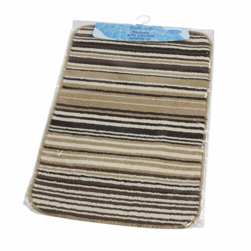 Коврик для ванной комнаты 50х76см BEIGE, 69099
