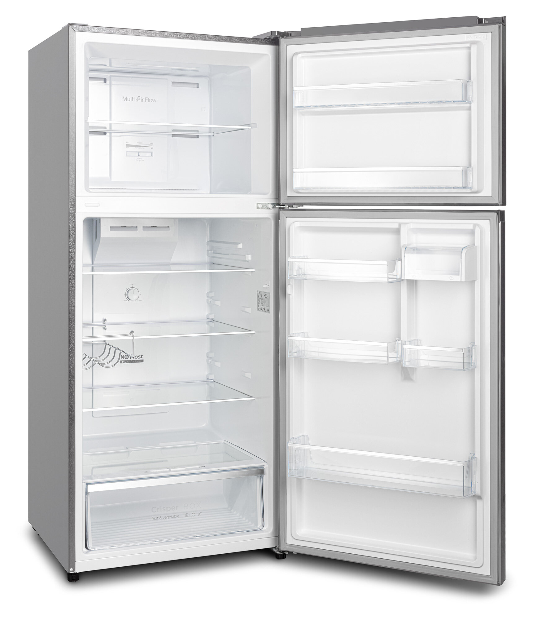 Холодильник Hyundai CT5045FIX нержавеющая сталь (двухкамерный)
