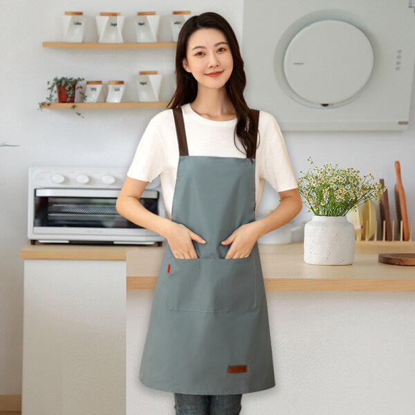 фото Фартук "Базовый" однотонный водонепроницаемый, цвет голубой