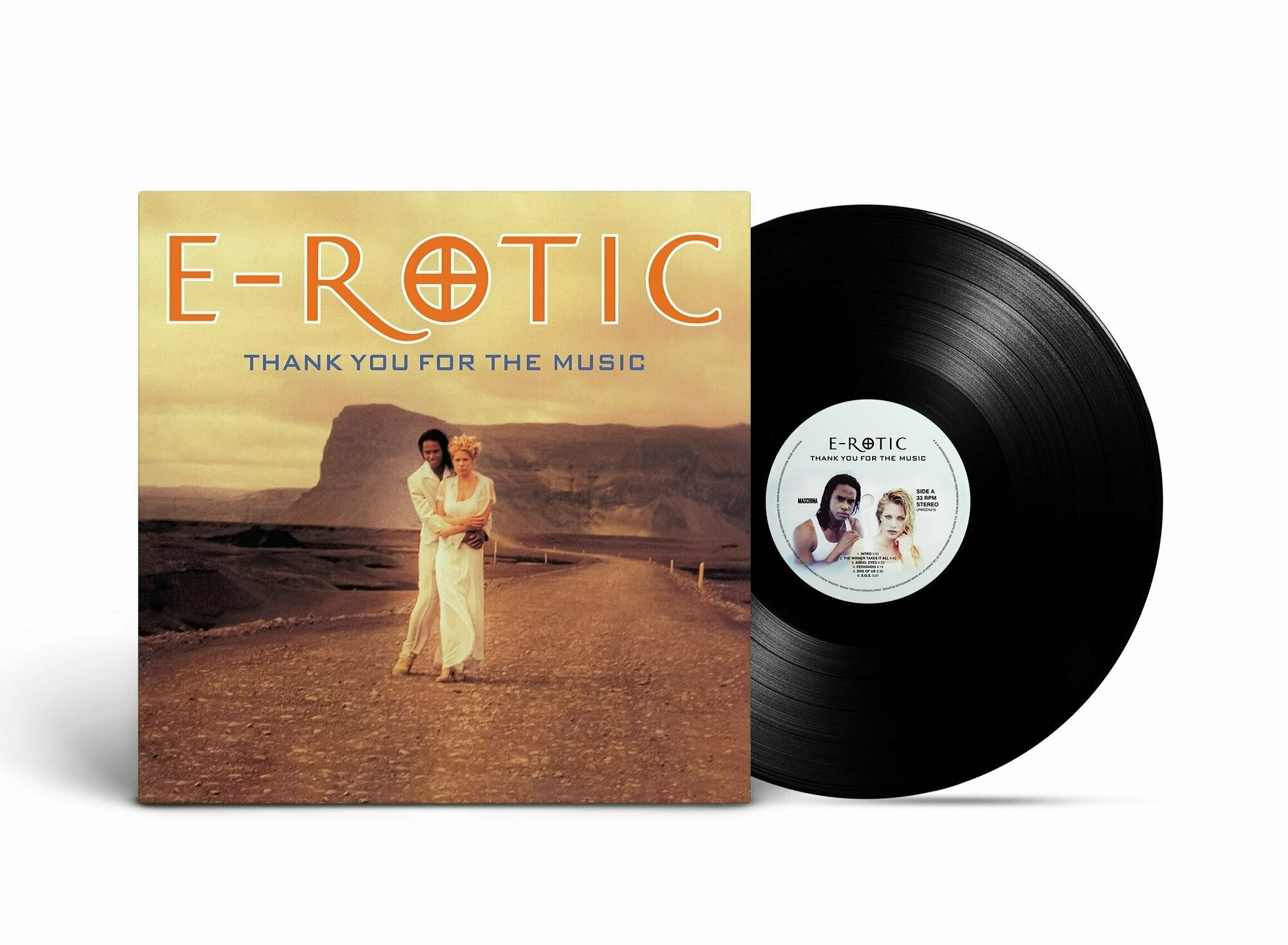 Виниловая пластинка E-Rotic - "Thank You For The Music" (1997/2023) Black Vinyl