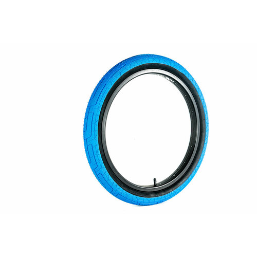 фото Покрышка 20" grip lock tyre - steel bead 20 x 2.2", цвет blue tread/black wall, арт. i30-109f colony