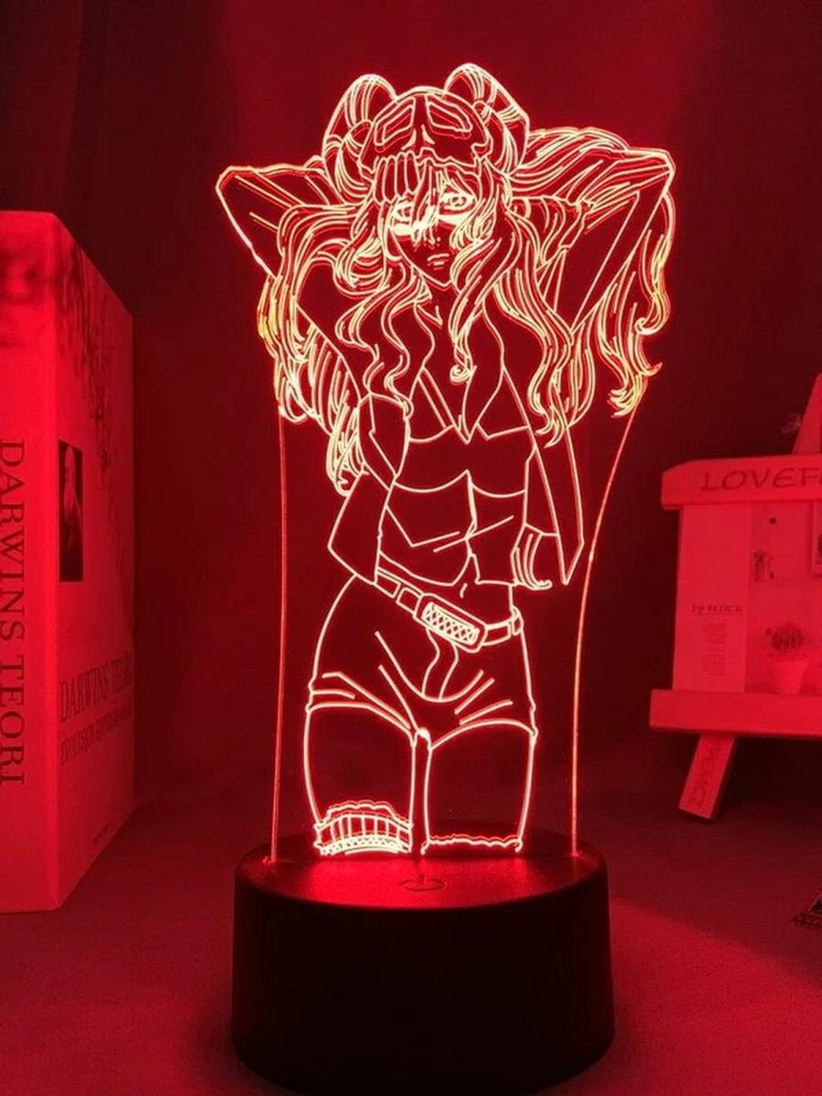 Ночник Аниме Блич - Anime Bleach. Подарок фанату аниме и манги — декор в комнату с любимыми персонажами, в стиле отаку и японской анимации.