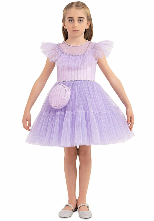 Платье Pamina, размер 110, фиолетовый
