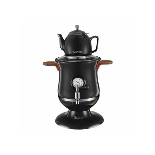 чайник заварочный luster 500 мл керамика Самовар Centek CT-1095 В (керамика, черный) 3.0л, 2300Вт, индикатор t, поддержание t, керам. чайник