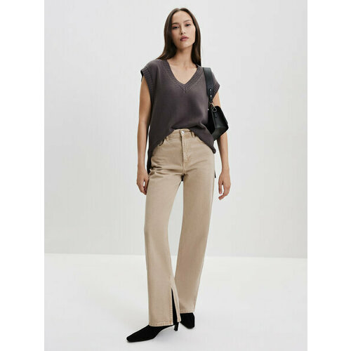 фото Жилет zarina, размер s (ru 44)/170, серый