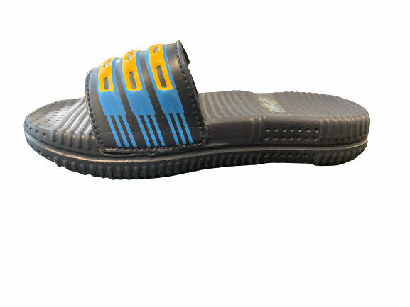 Шлёпанцы adidas, размер 28, синий — фото 1