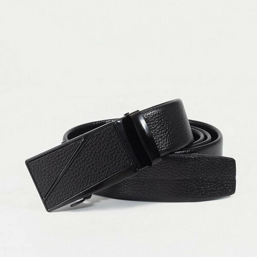 фото Ремень сима-ленд, размер 115, черный сима-лэнд