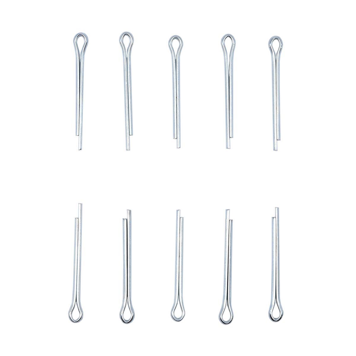 Шплинты для игрушек О-образные (крепления для подвижности рук и ног игрушек) Айрис, цинк, 2*20 мм, 10 шт